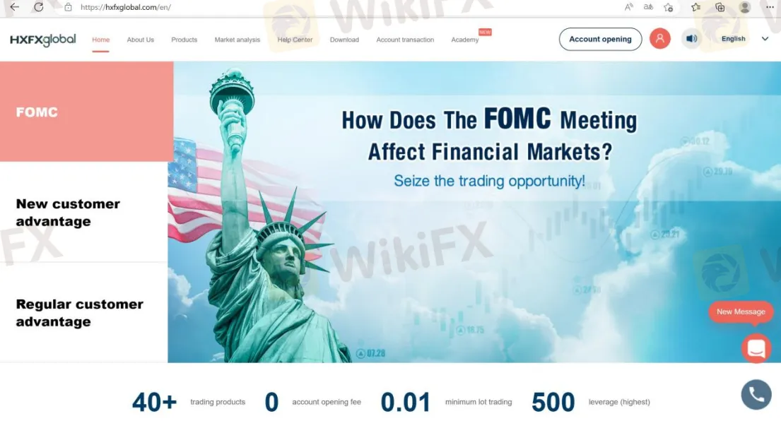 home page