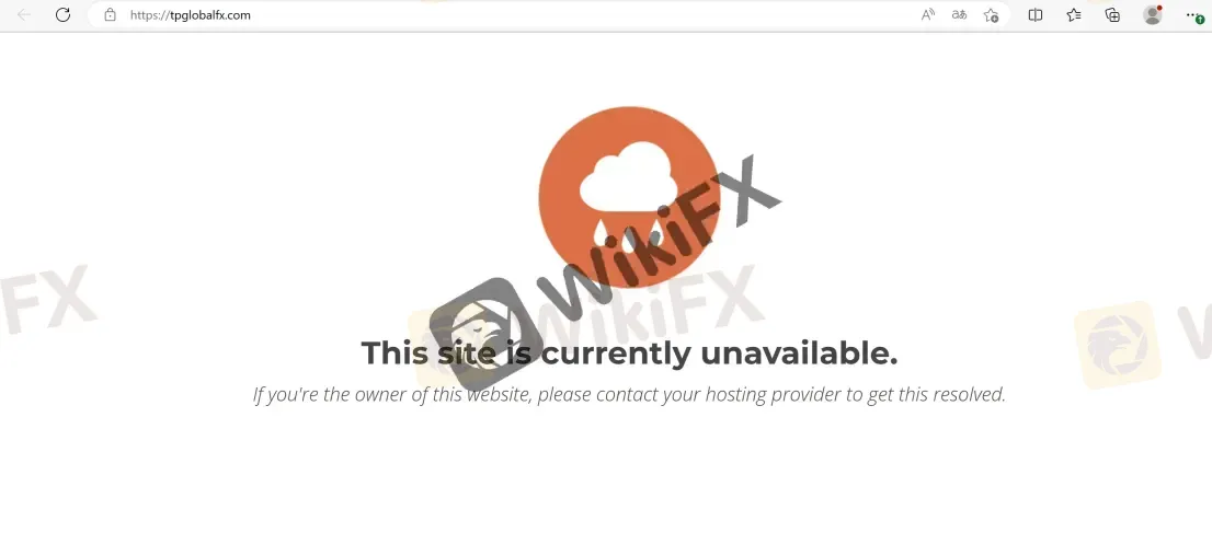 unavailable website