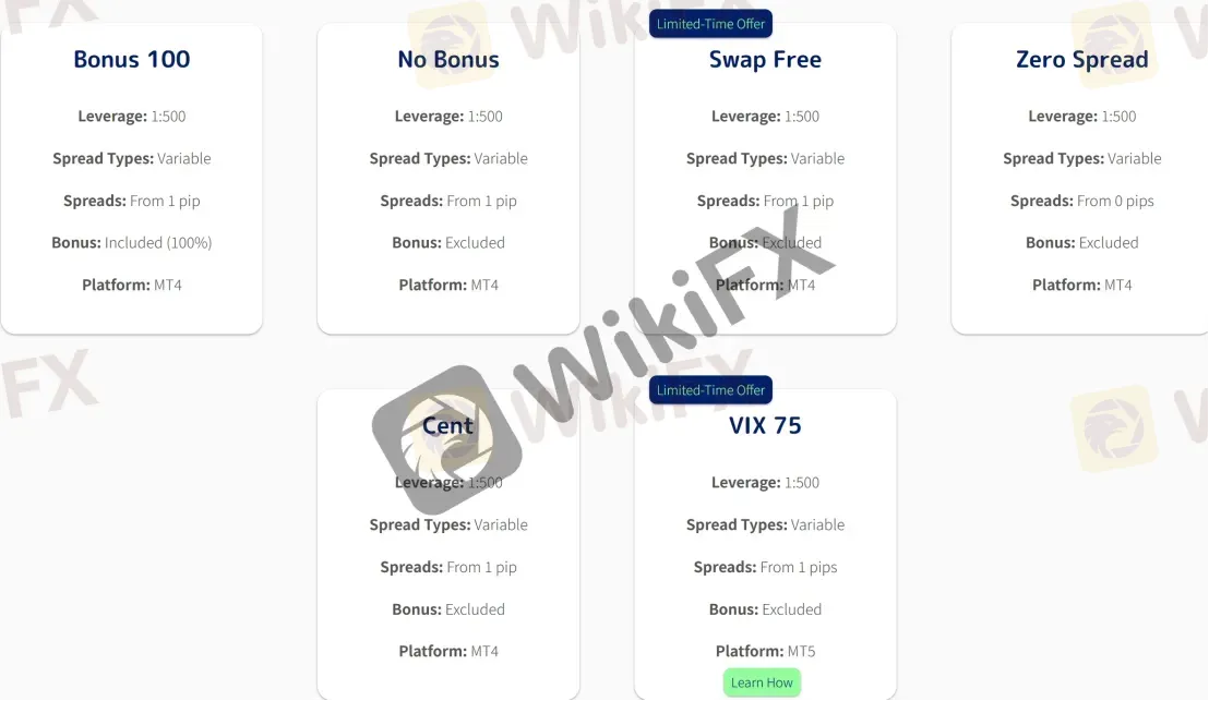 Account Types Account Types