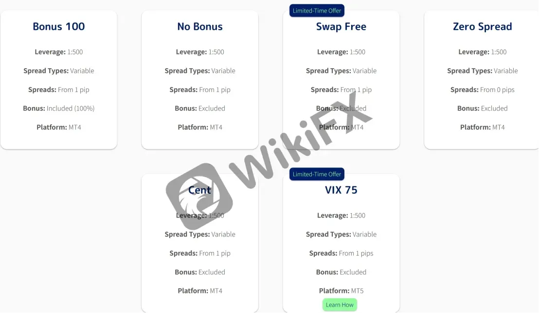 Account Types Account Types