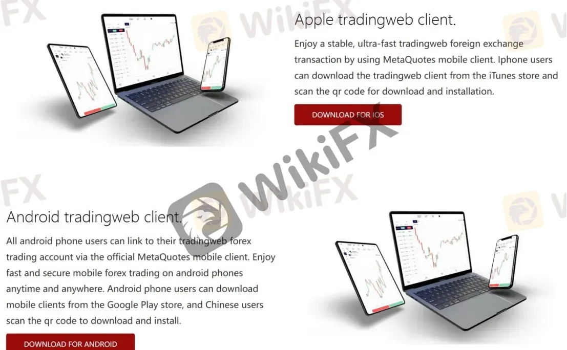 TradingWeb for Mobile TradingWeb for Mobile