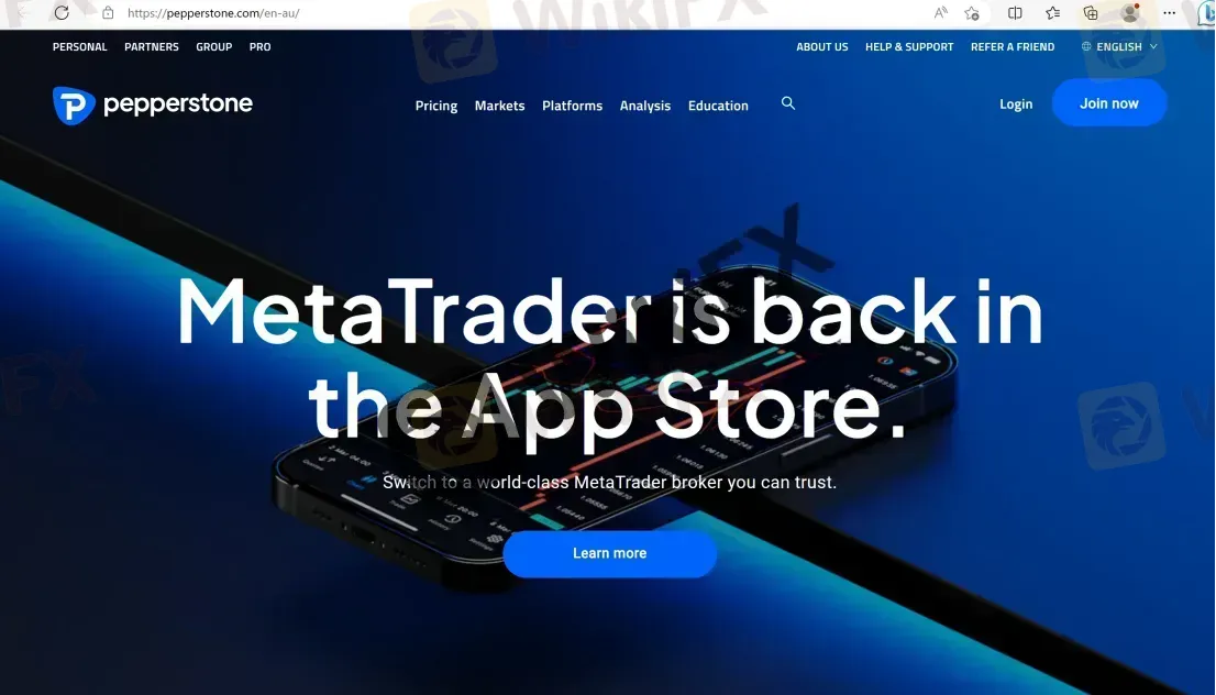 Pepperstones website Pepperstones website