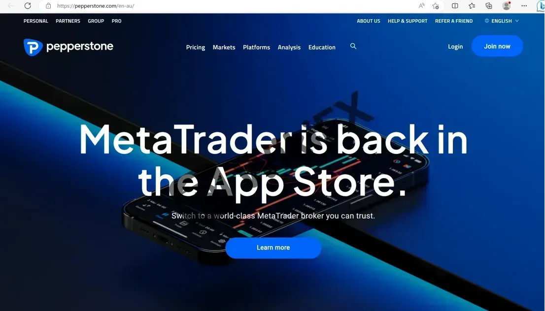 Pepperstones website Pepperstones website