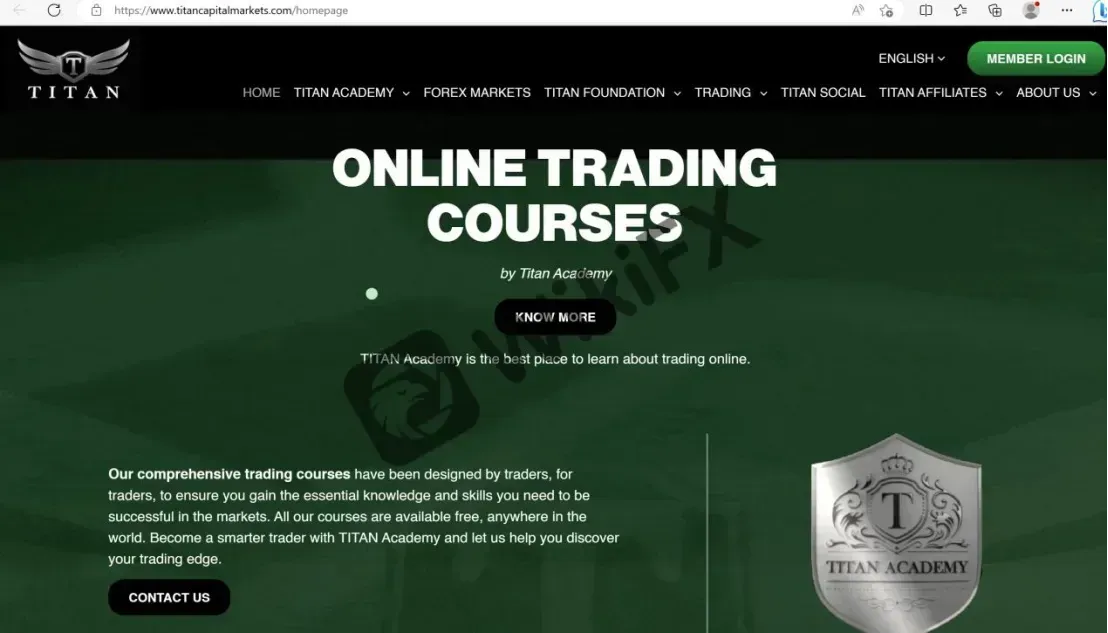 Titan Capital Markets的网站 Titan Capital Markets的网站