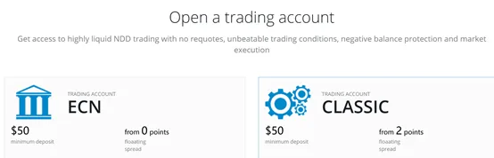 account types