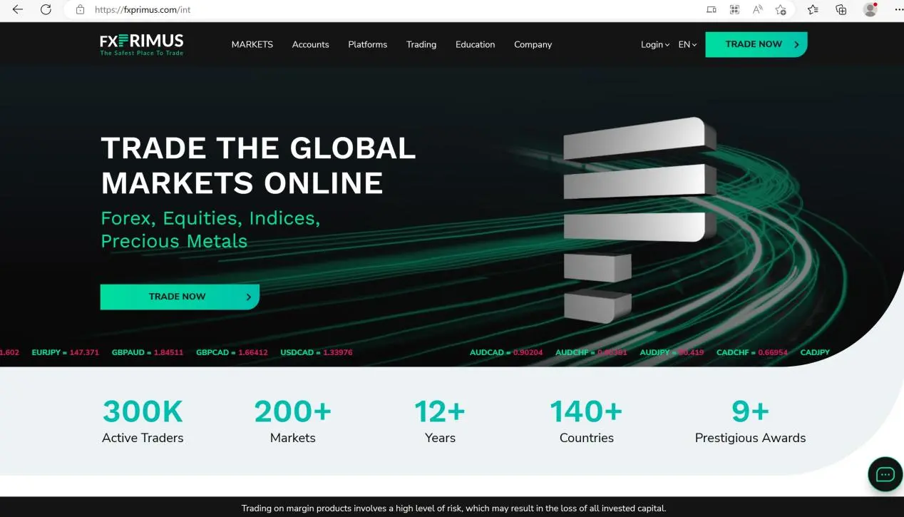 FXPRIMUS website FXPRIMUS website