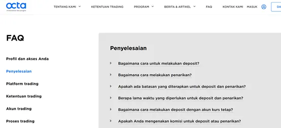 deposit and withdrawal