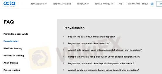 deposit and withdrawal