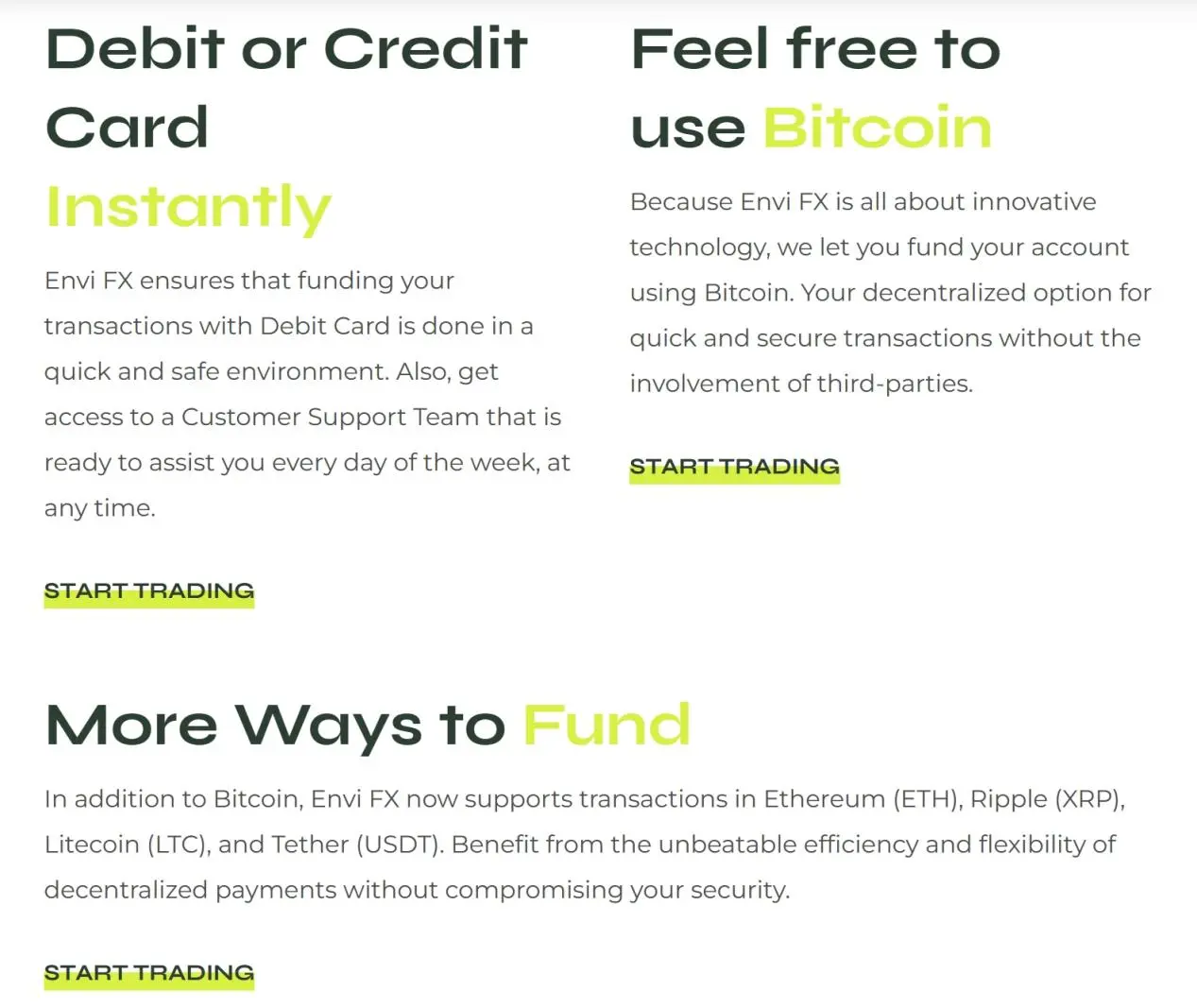 Deposits & Withdrawals Deposits & Withdrawals