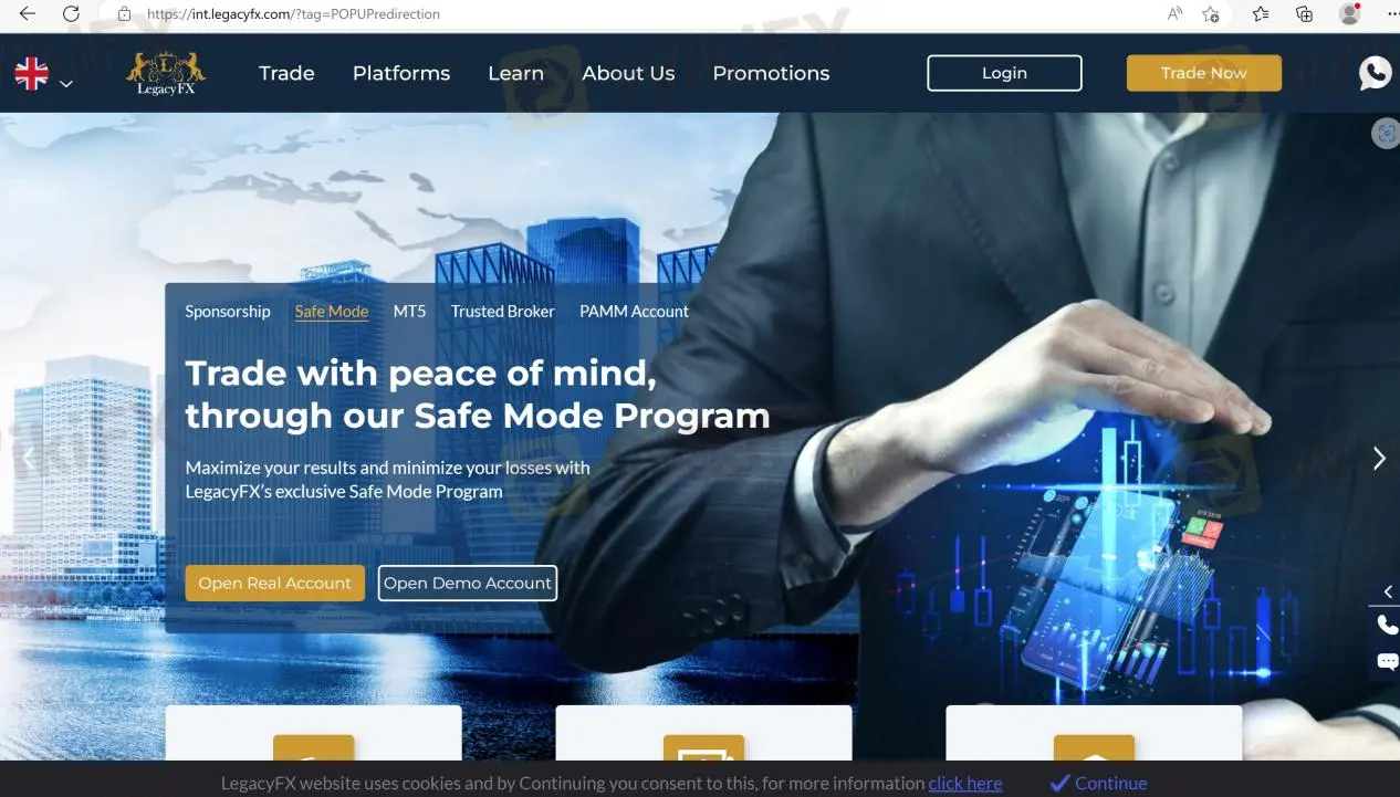 LegacyFX's website
