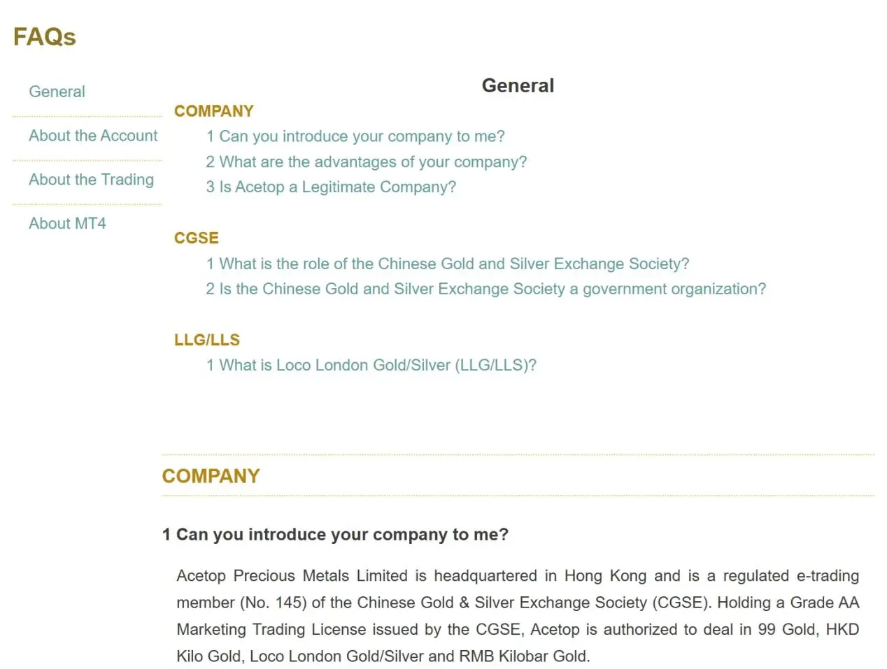 FAQ FAQ