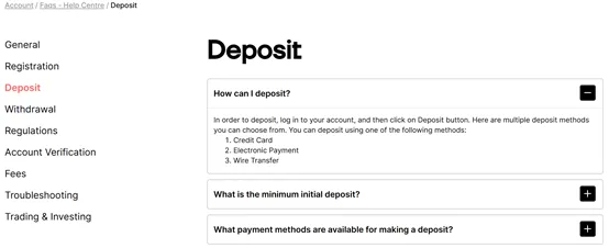 deposit and withdrawal deposit and withdrawal