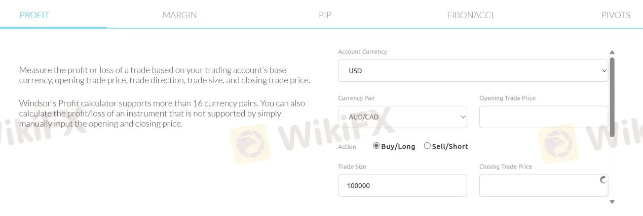Trading Calculators