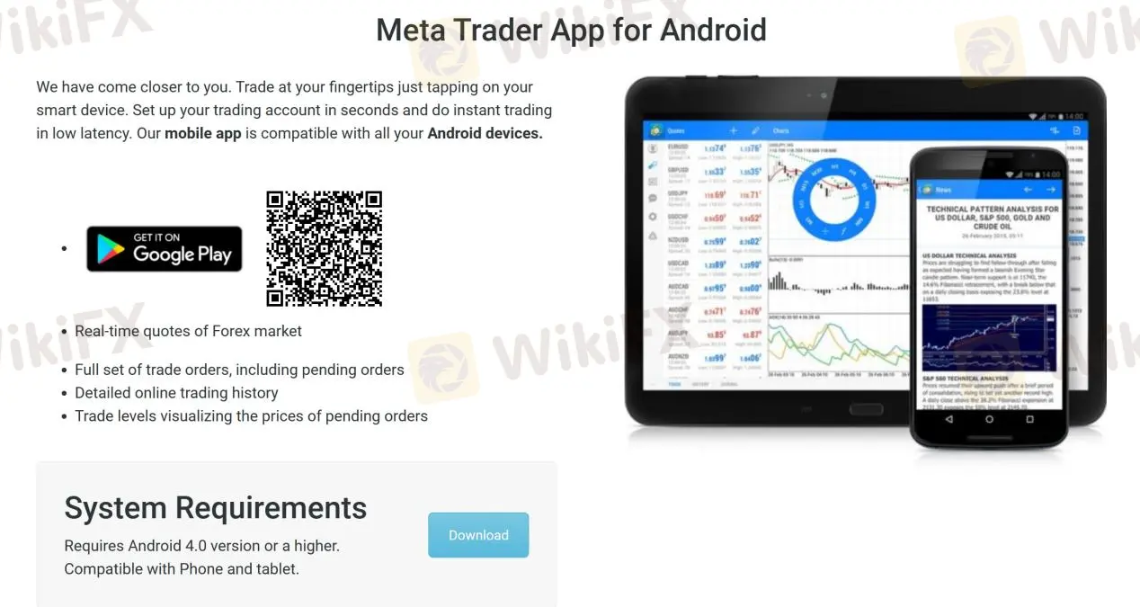 MT4 for Android MT4 for Android