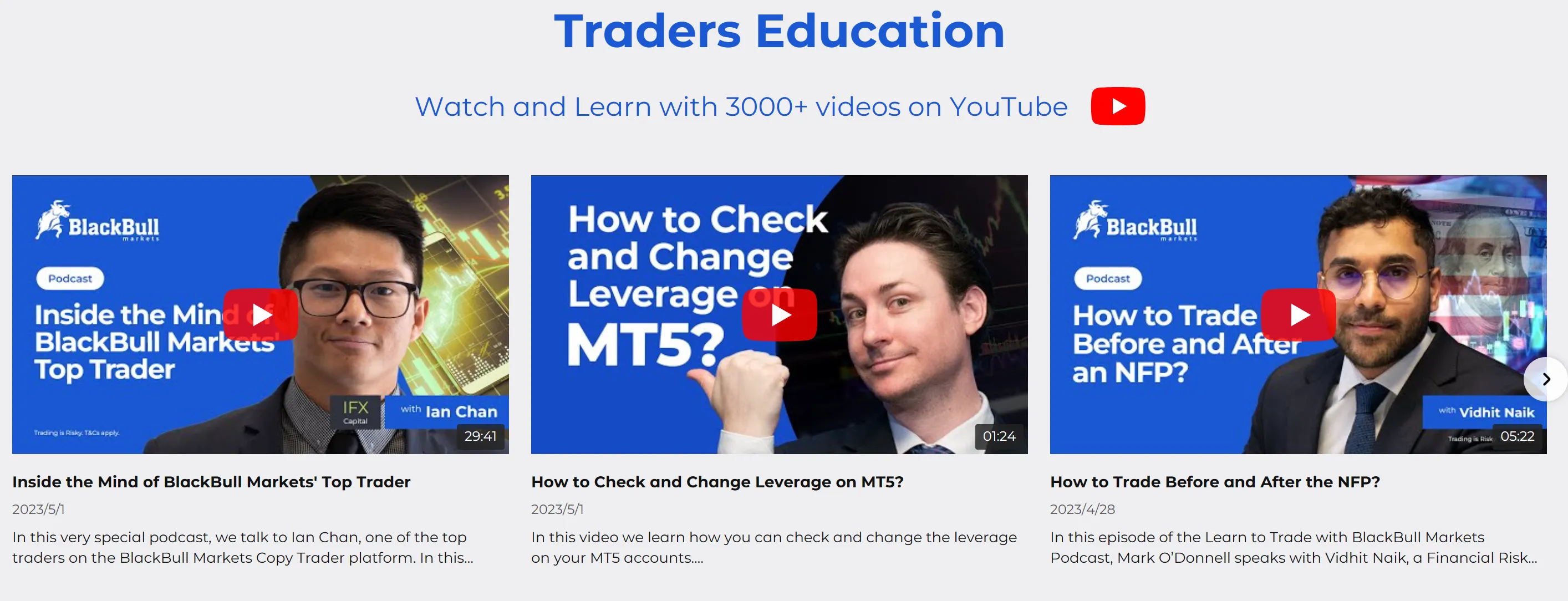 Educational videos Educational videos