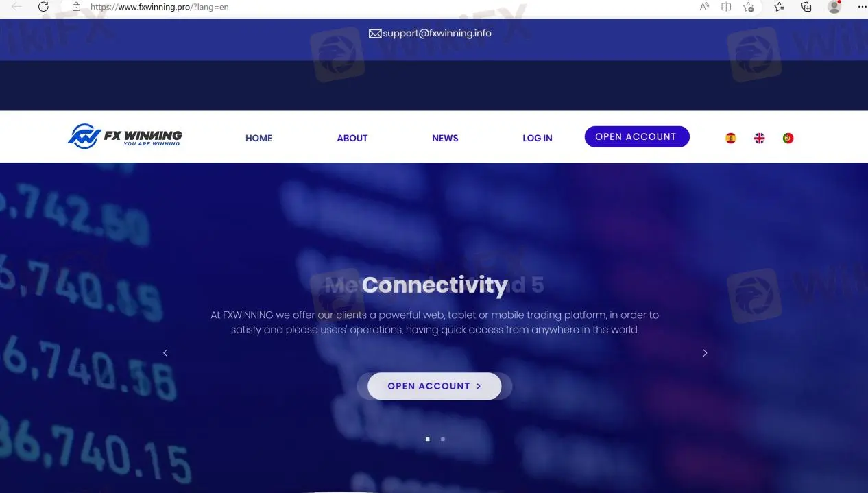 FxWinning's home page