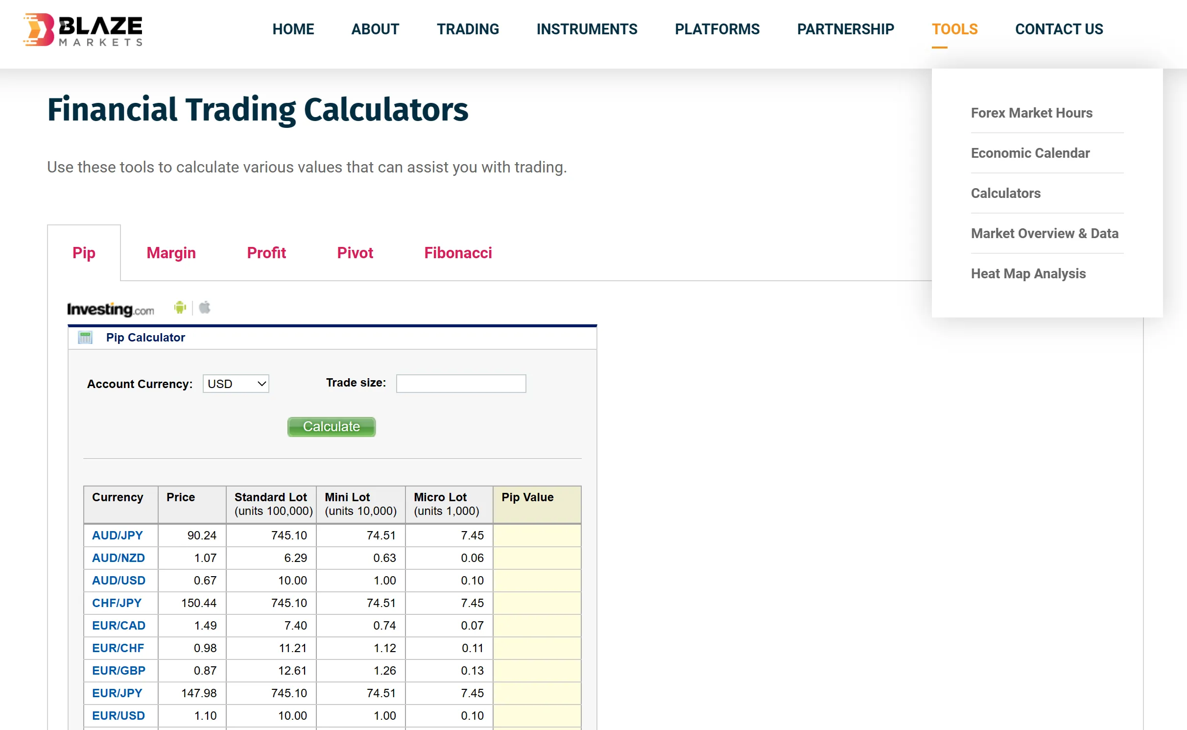 Trading Tools