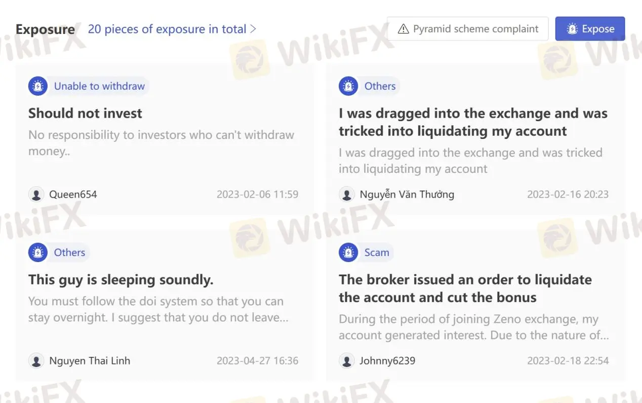 User Exposure on WikiFX