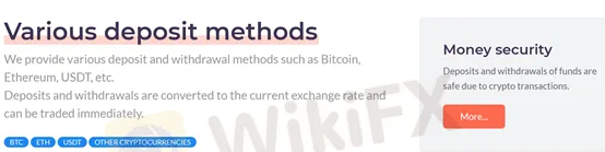 deposit and withdrawal