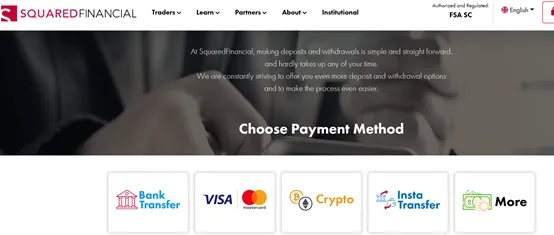 deposits and withdrawals