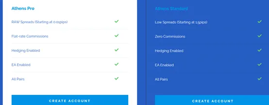 account types account types