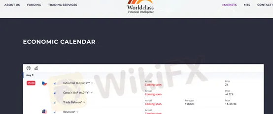 economic calendar