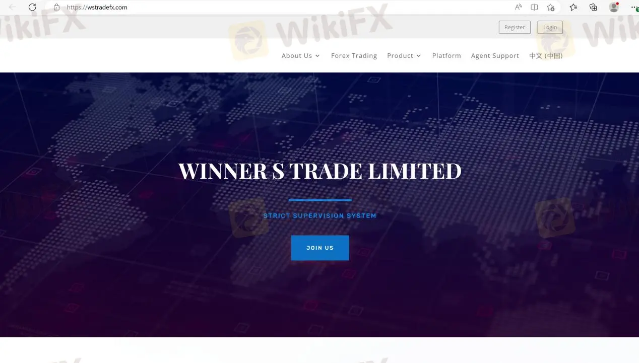 หน้าหลักของ Winner S Trade