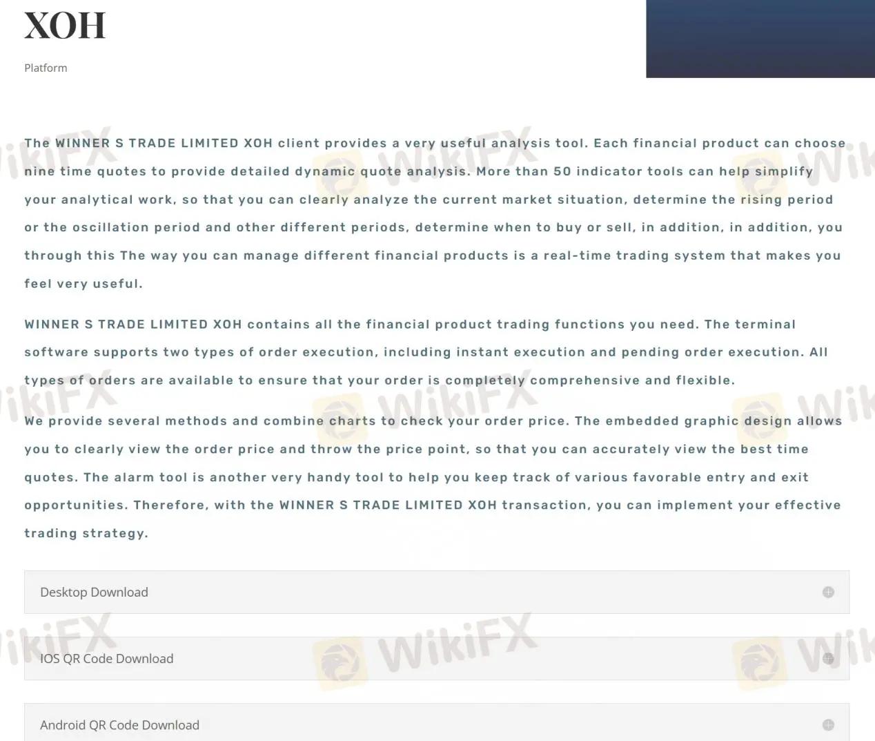 XOH details
