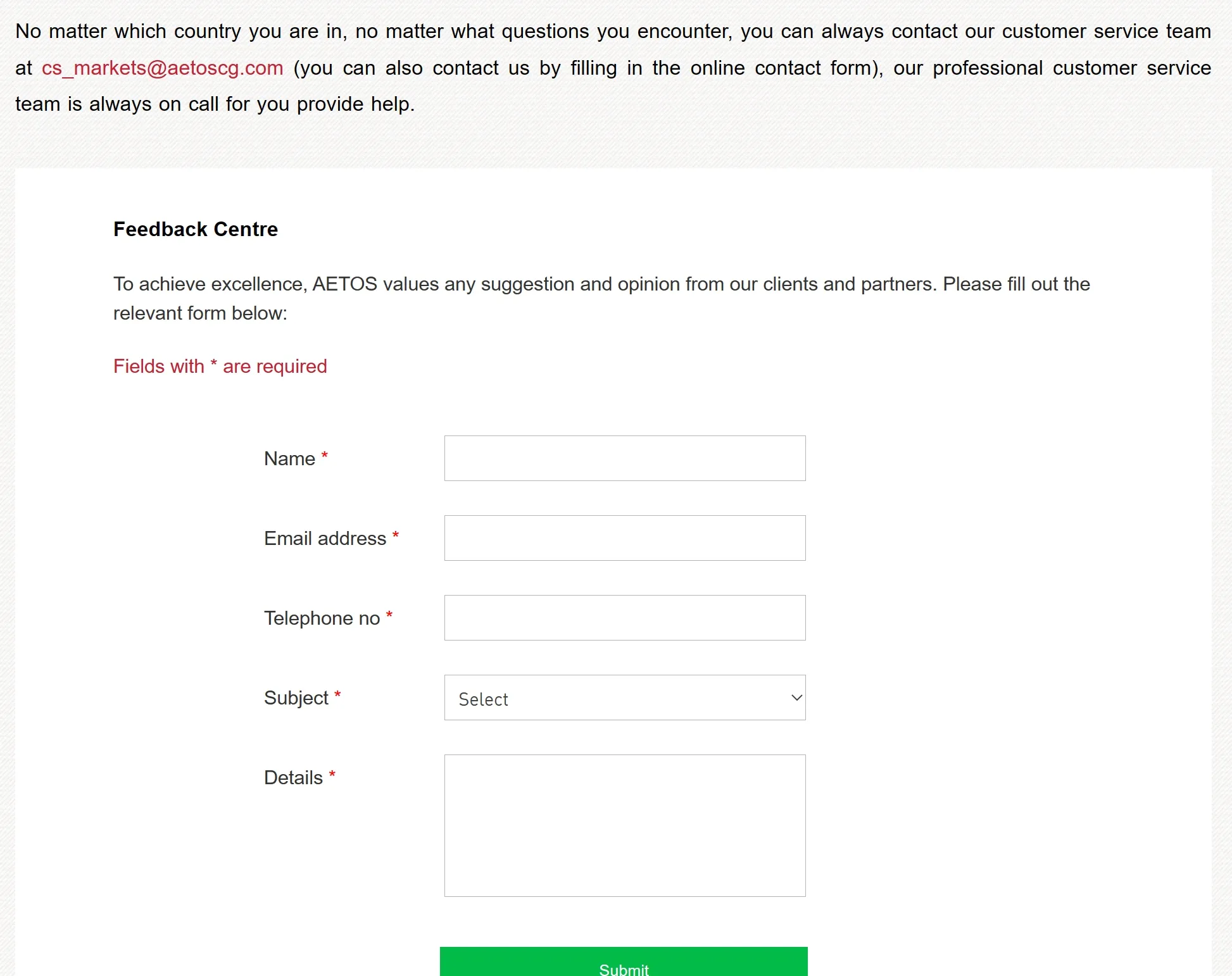 Customer Service Customer Service