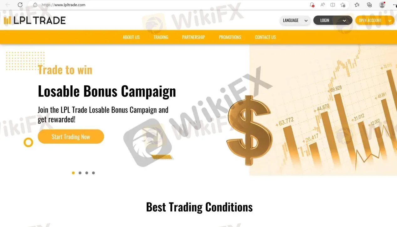 LPL Trade's home page