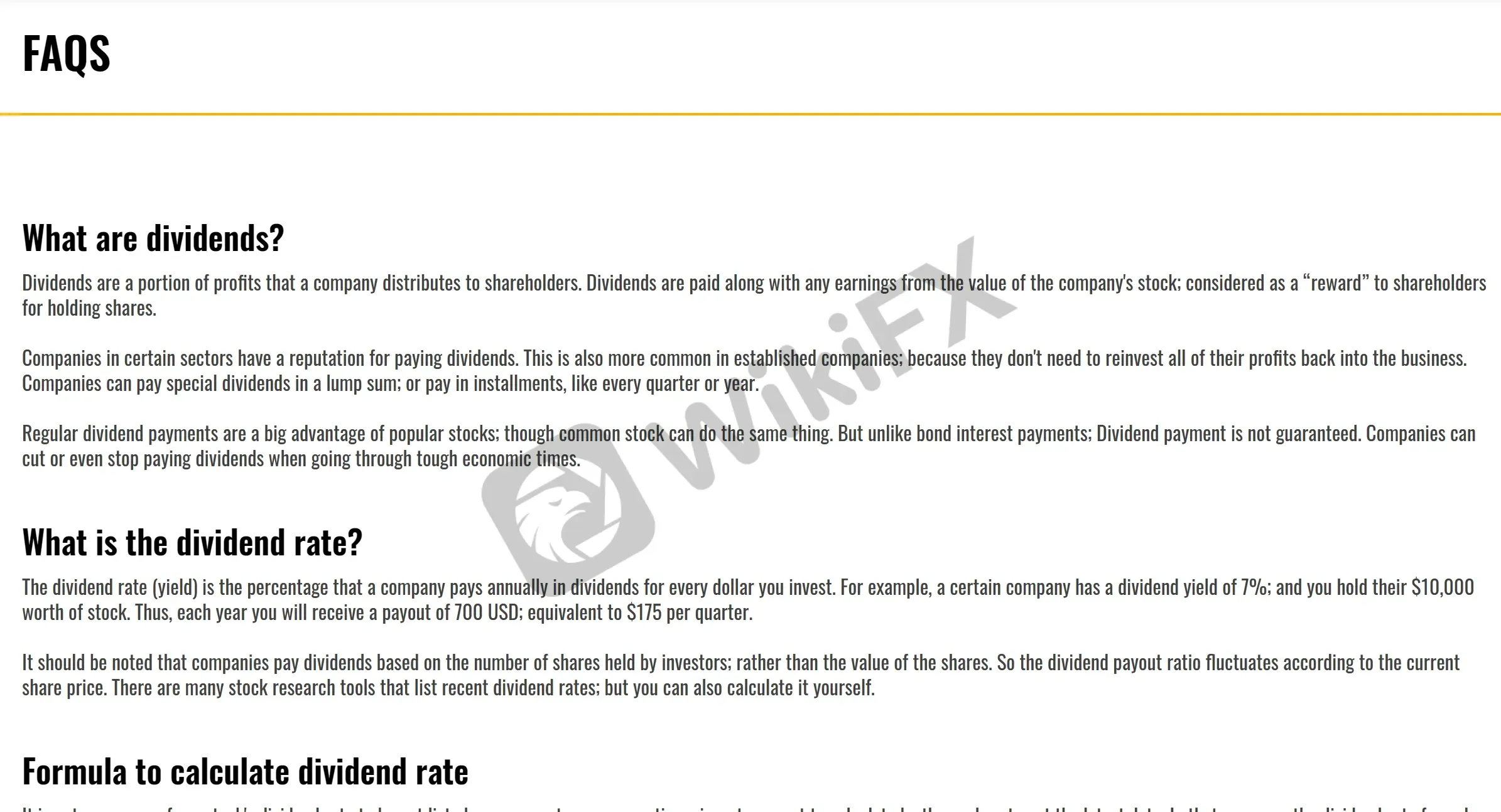FAQs FAQs