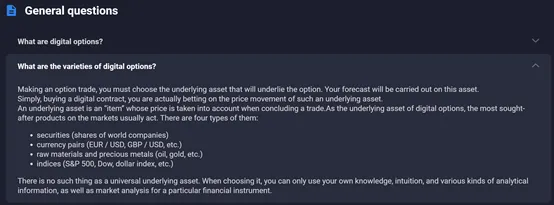 trading instruments