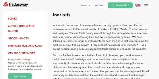  trading instruments