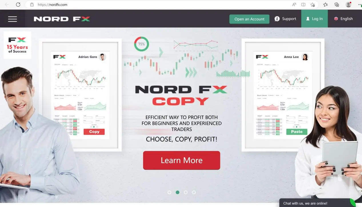 NordFXs home page NordFXs home page