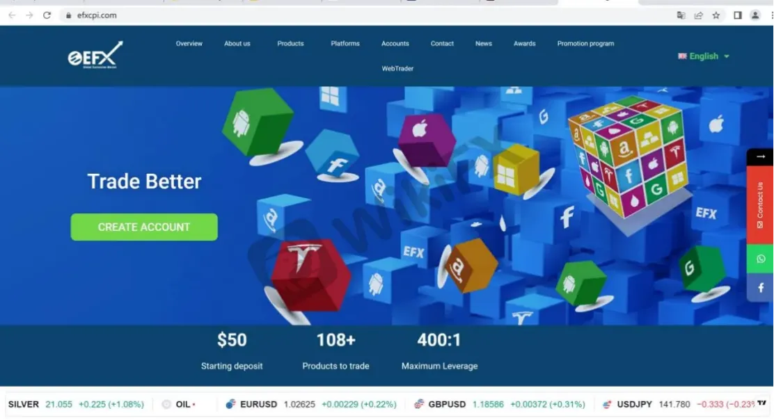 EFX's home page EFX's home page