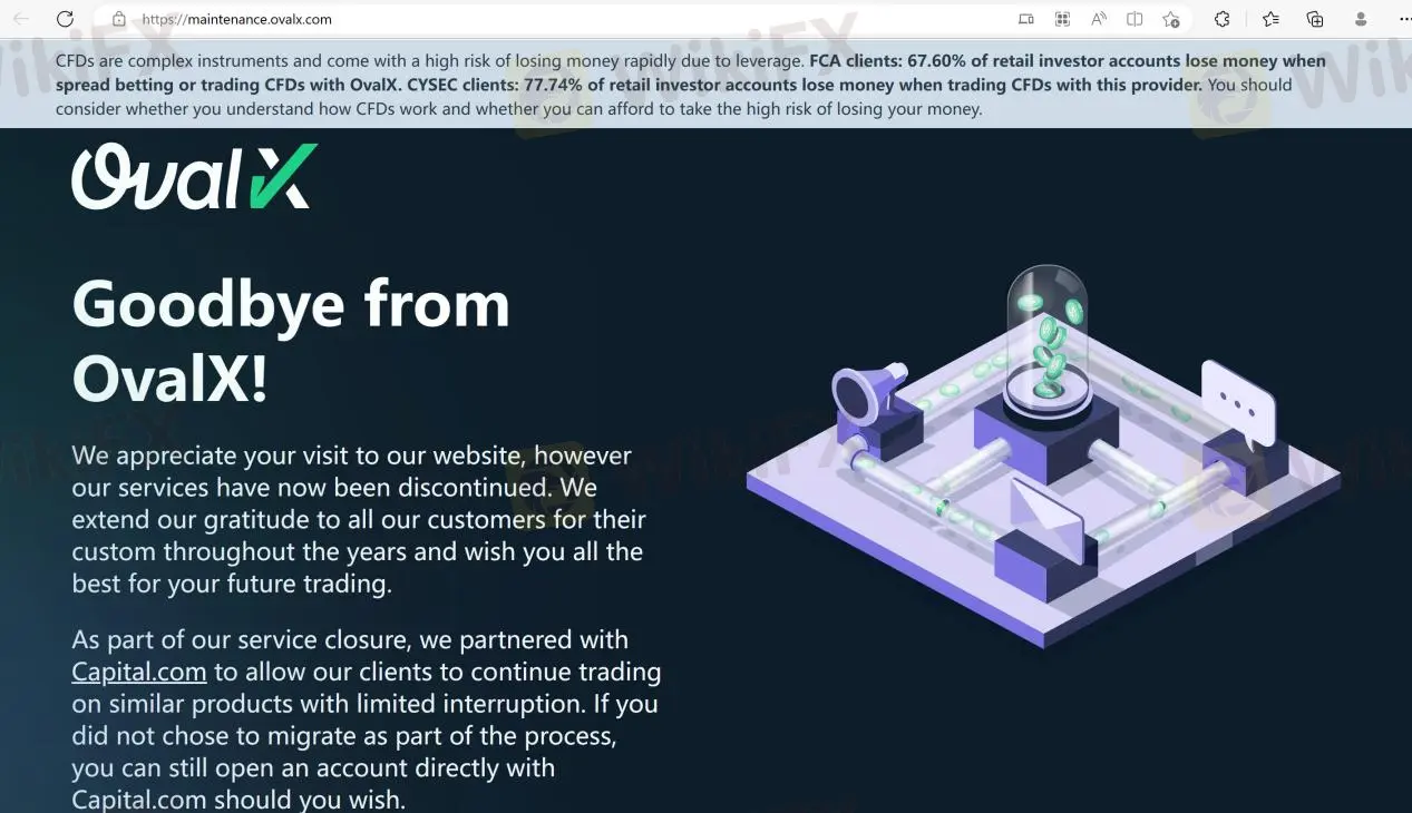 Oval Xs home page