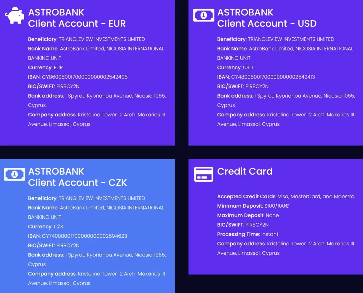 Payment Options1 Payment Options1