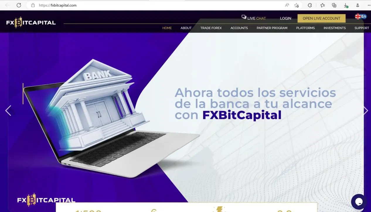 FxBitCapital's home page FxBitCapital's home page
