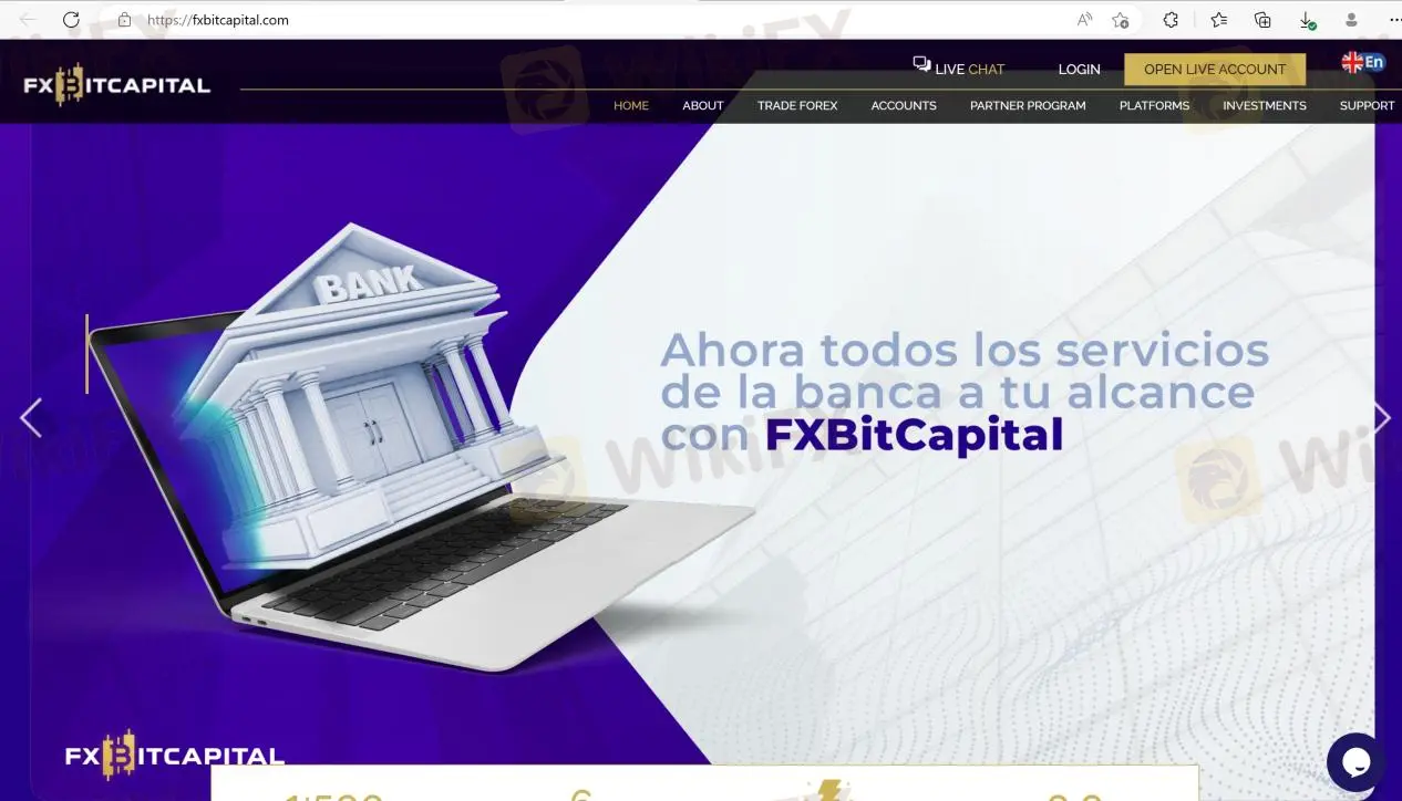 FxBitCapital's home page