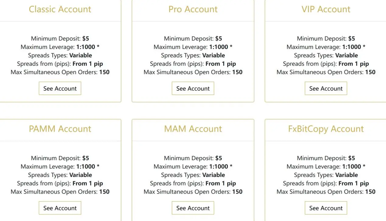 Accounts Accounts