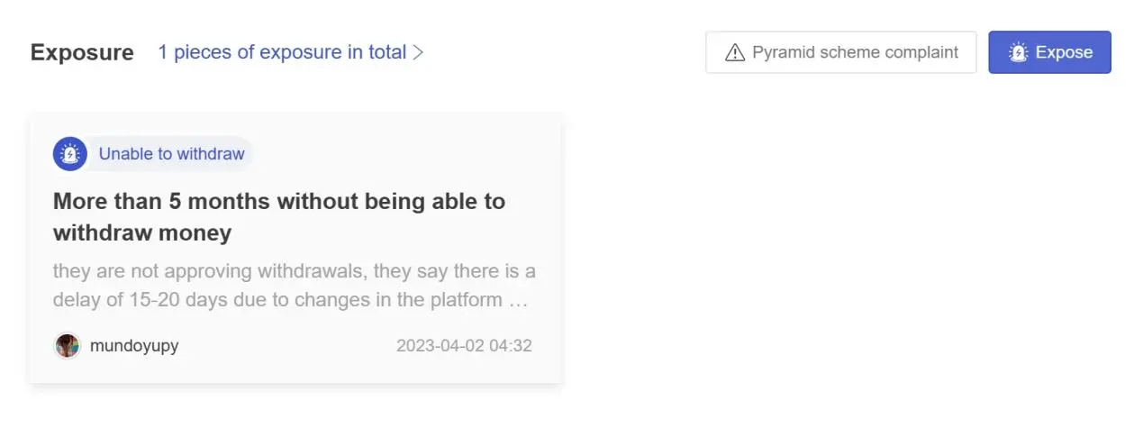 User Exposure on WikiFX User Exposure on WikiFX
