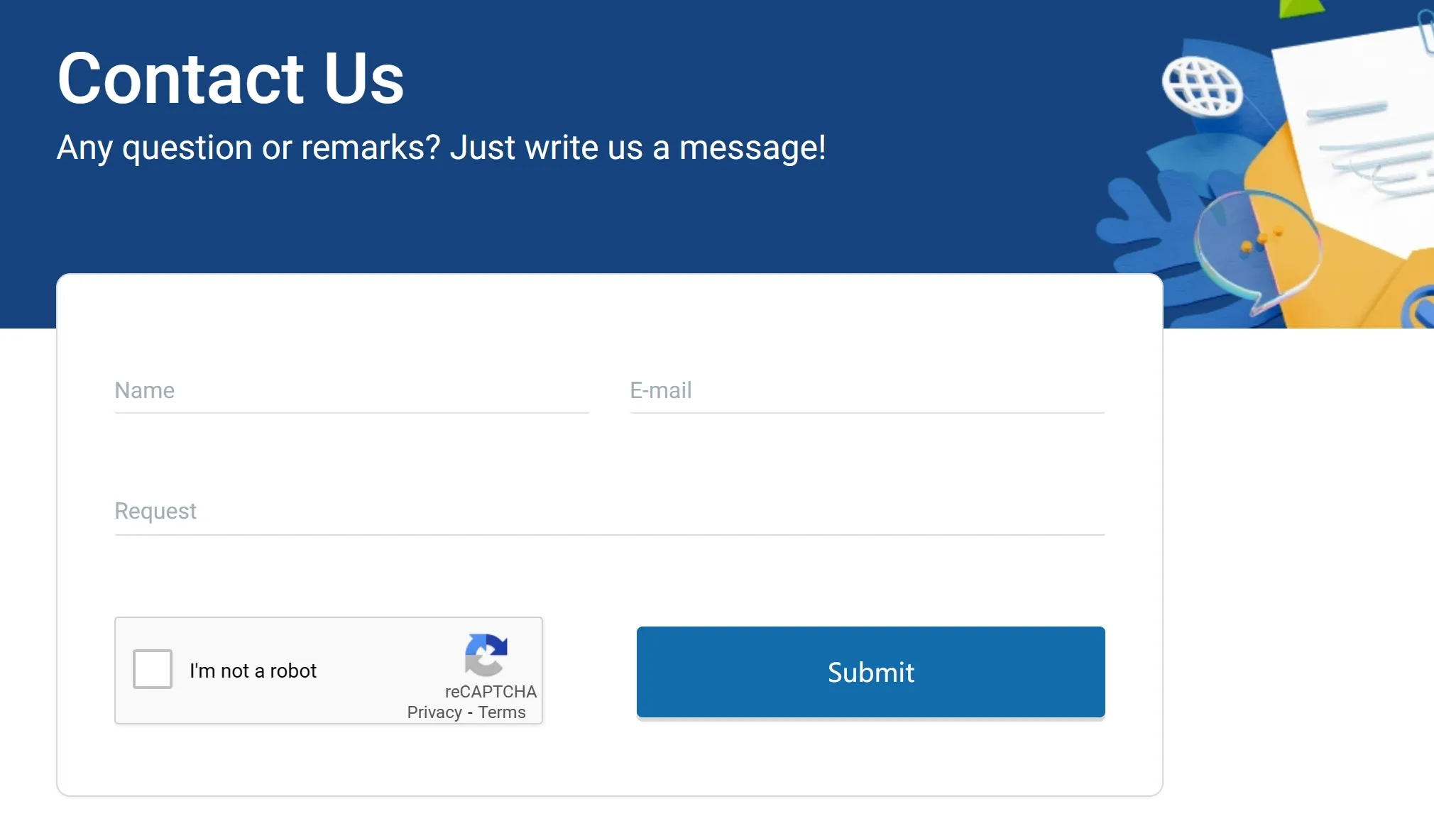 contact form
