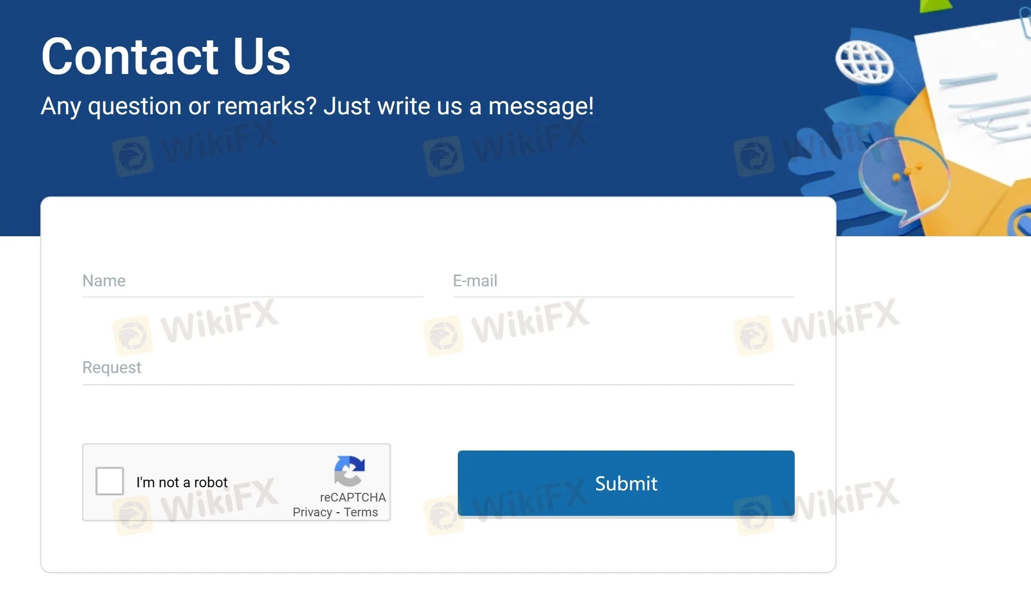 contact form