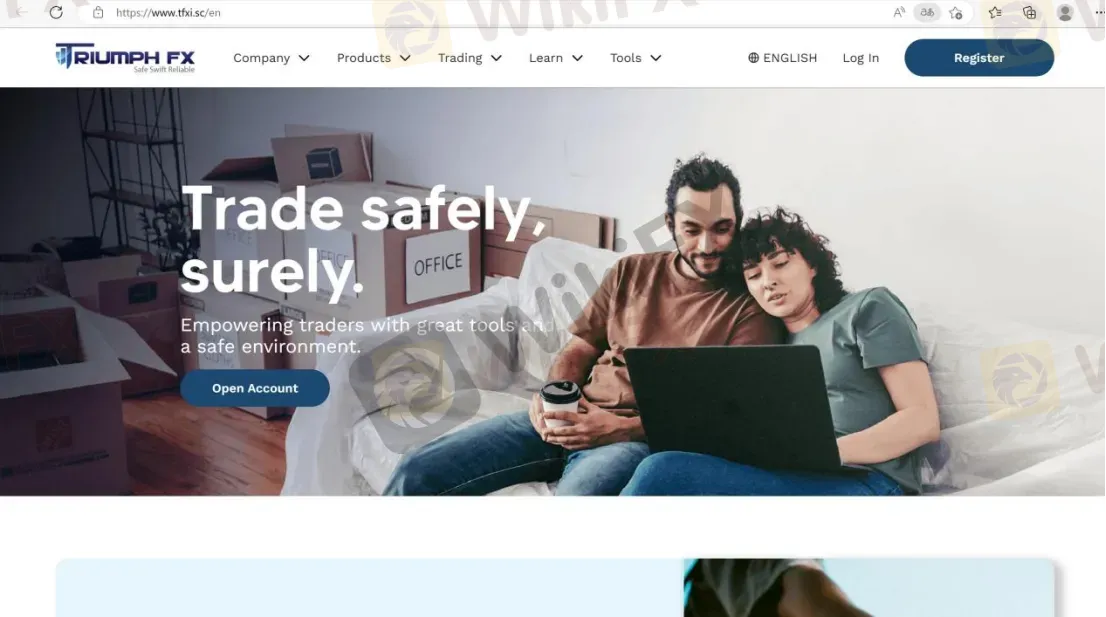 home page