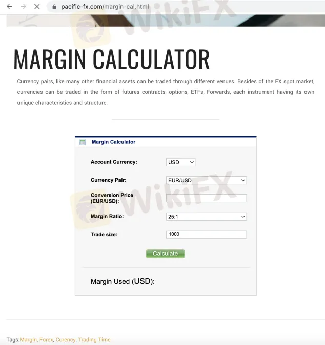 Margin Calculator