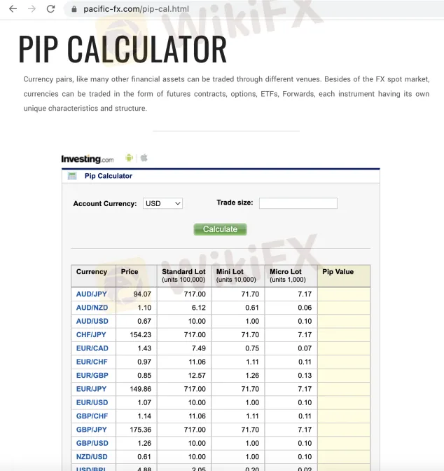 pip calculator 