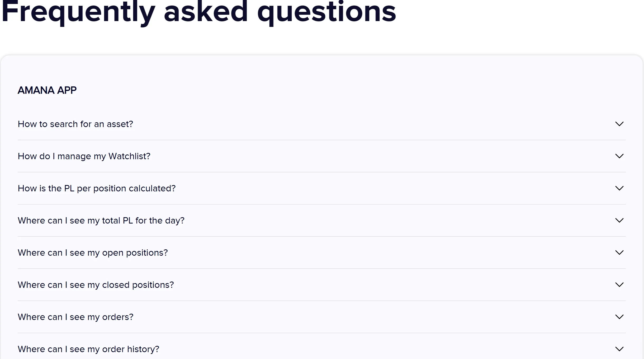FAQ