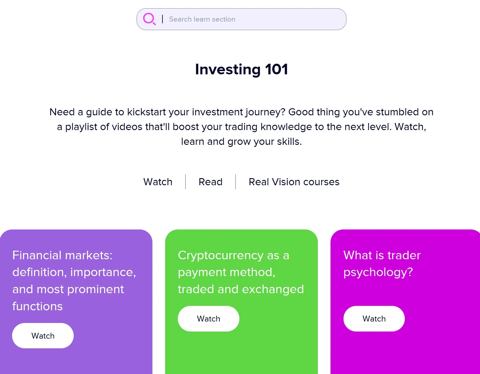 Basics of Trading