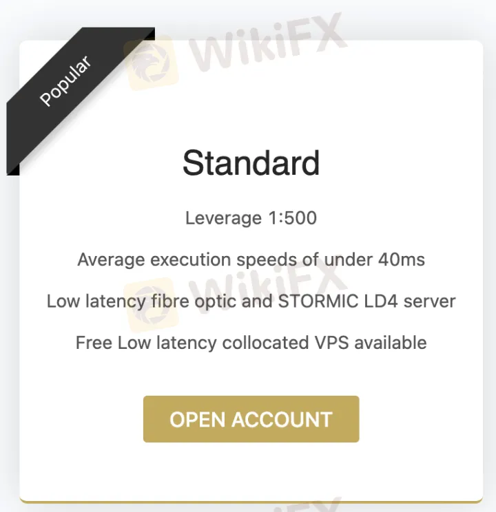 Standard account Standard account