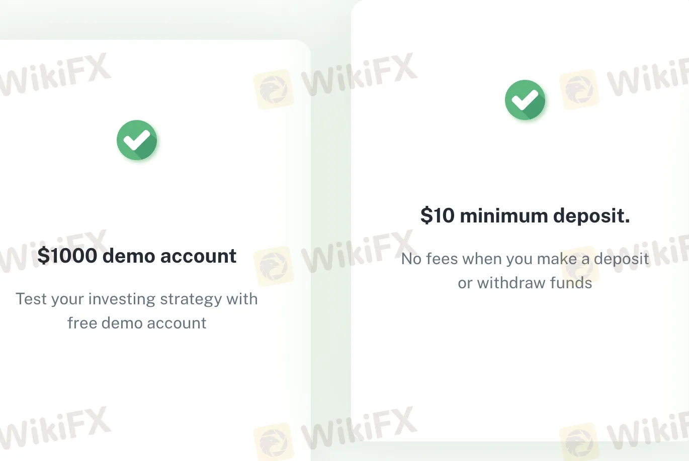 minimum deposit